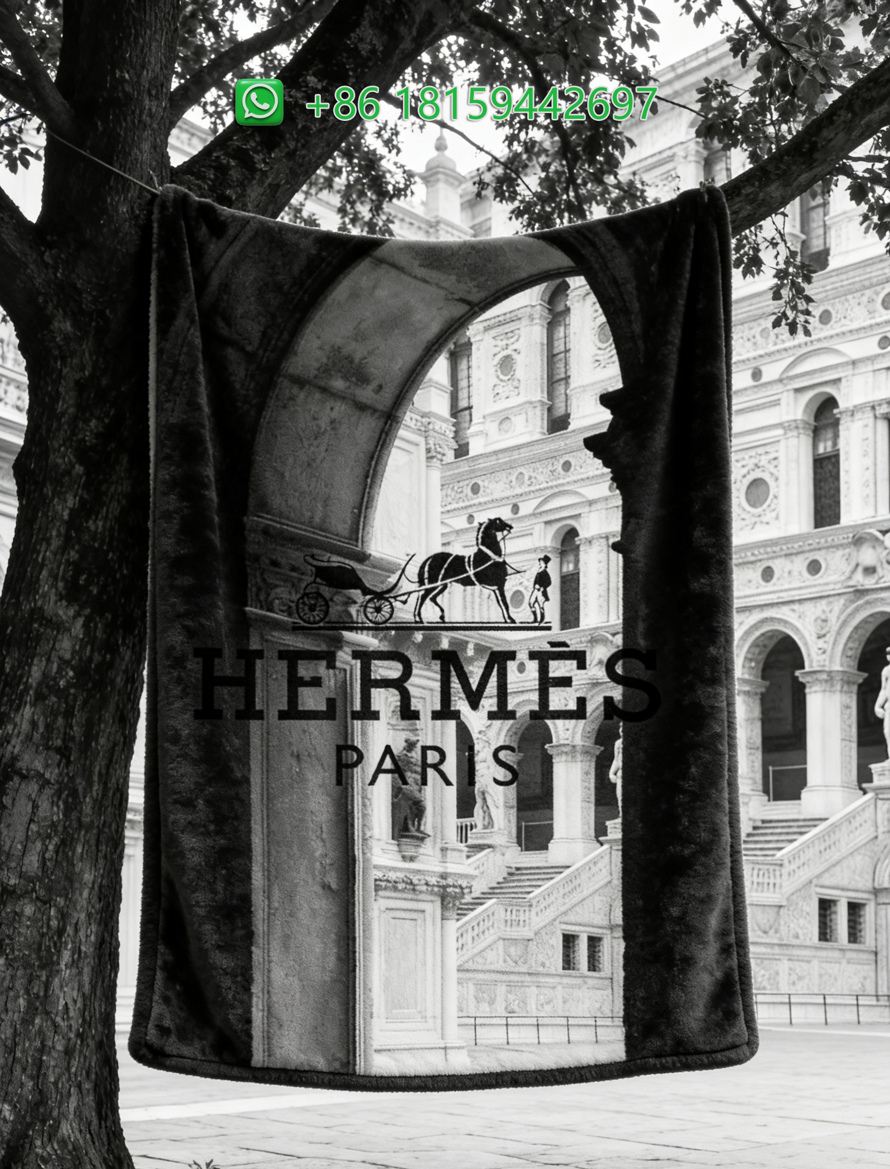 Hermes Throw Blankets